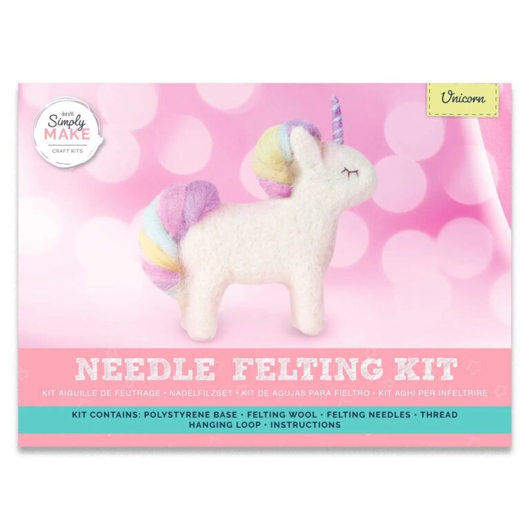 5038041049707 1 Simply Make Unicorn Needle Felting Craft Kit.jpg